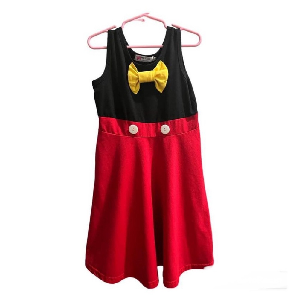 Vogue Fashion Minnie inspired tank dress red/black/yellow
